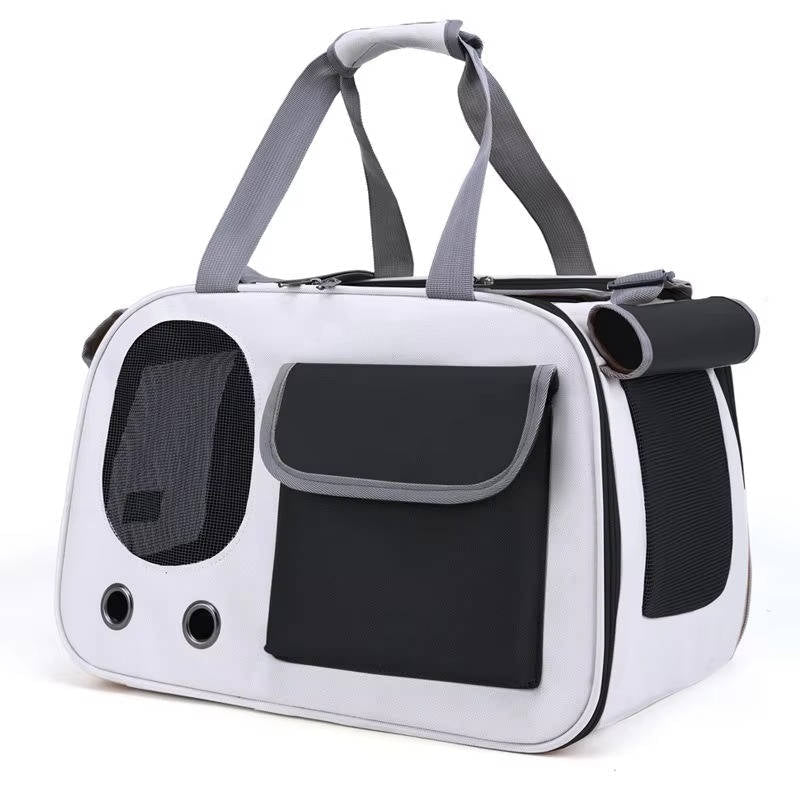 Airline Approved Pet Carrier for Cats and Small Dogs – Comfortable, Spacious, and Breathable Design with Adjustable Shoulder Strap