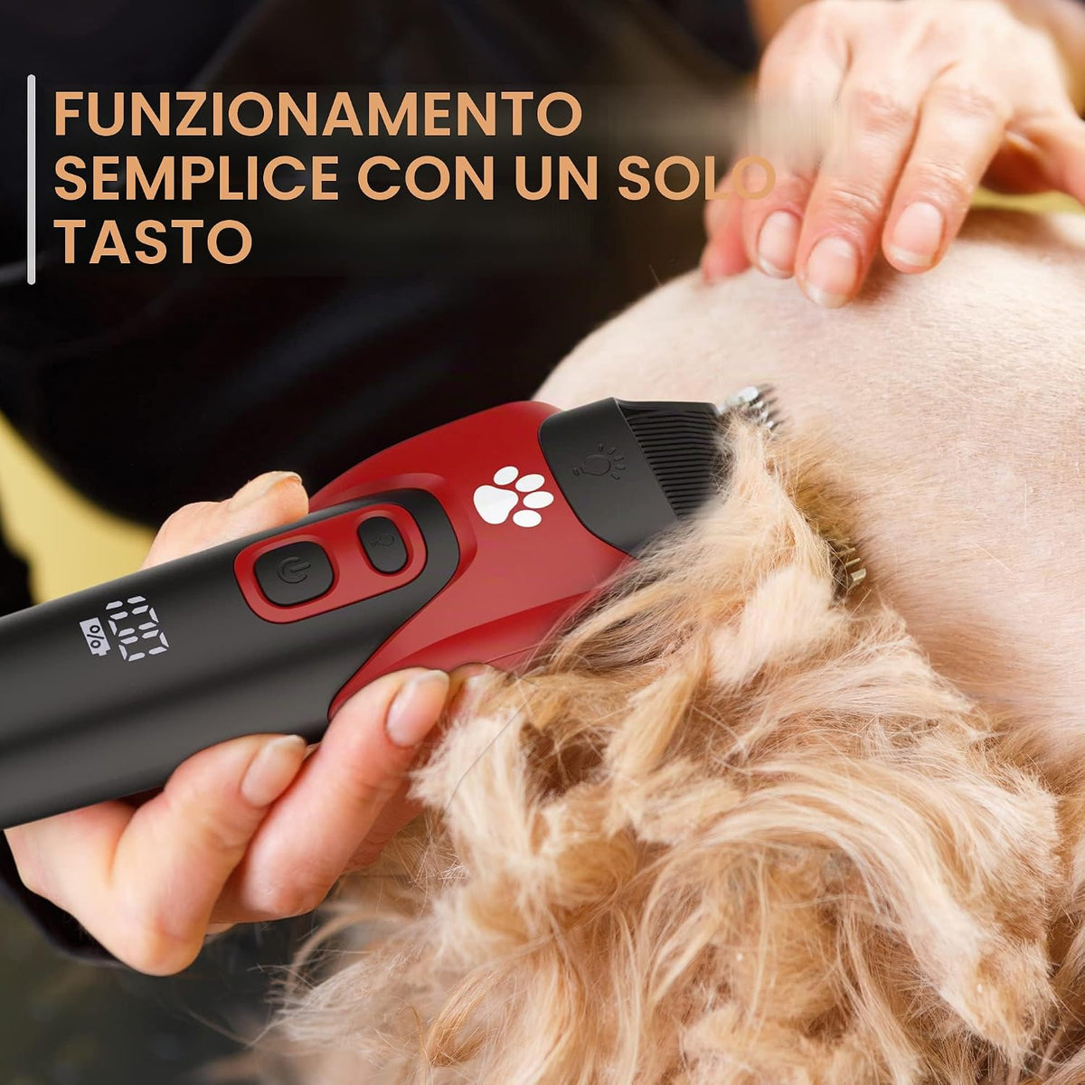 Dog Cat Pet Clippers Rasoio Elettrico Pet Grooming Trimmer Kit Ricaricabile Cordless Basso Rumore Professionale Pet Trimmer Set